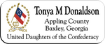 Load image into Gallery viewer, United Daughters of the Confederacy Name Badge - Full Color
