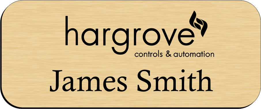 Hargrove Engineers & Constructors Name Badges
