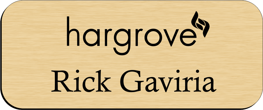 Hargrove Engineers & Constructors Name Badges