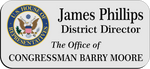 Load image into Gallery viewer, Congressman Barry Moore Name Badge - Full Color

