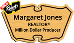 Load image into Gallery viewer, Roberts Brothers Name Badges - Logo Shaped - 3 Lines
