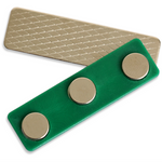 Load image into Gallery viewer, Keller Williams Name Badge - RECTANGLE BLING Silver w/ Color
