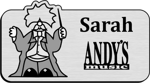 Andy's Music - Name Badge