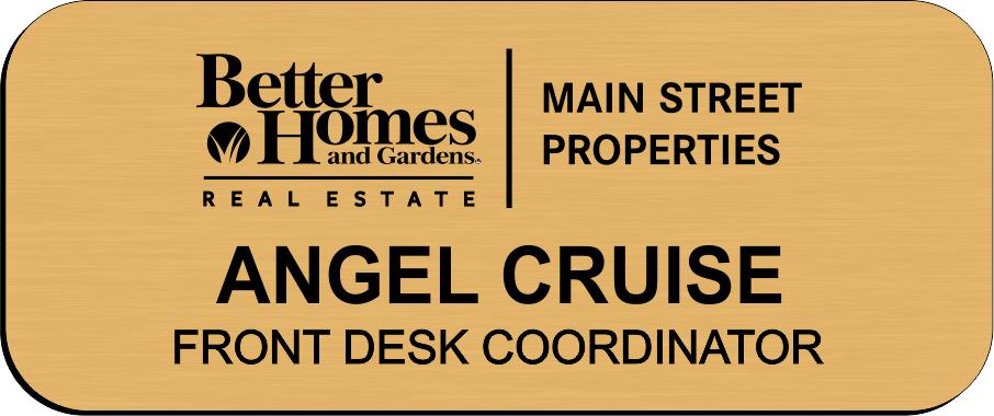 Better Homes & Gardens Name Badge - Magnetic Back