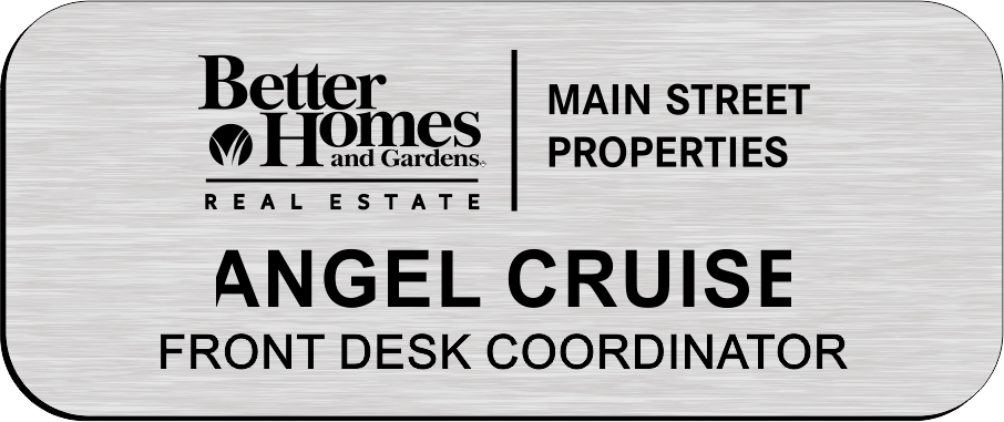 Better Homes & Gardens Name Badge - Magnetic Back