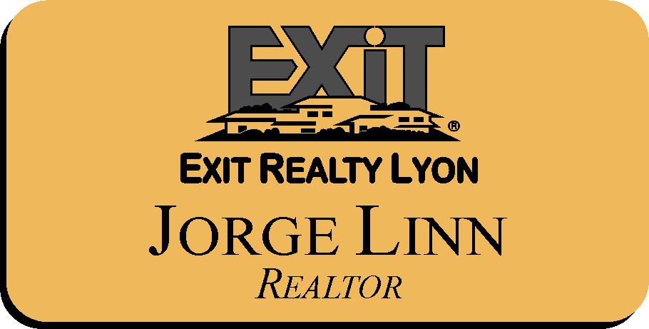 Exit Realty Lyon Name Badge - Magnetic Back