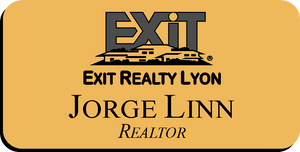 Exit Realty Lyon Name Badge - Magnetic Back