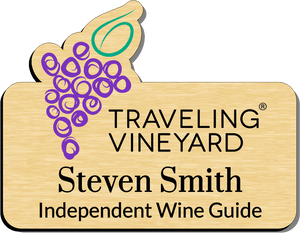 Traveling Vineyard Name Badges - Vintage Colors