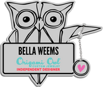 Load image into Gallery viewer, Origami Owl Name Badge - Silver w/ Color
