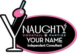 Naughty Cocktail Parties Name Badges - Full Color