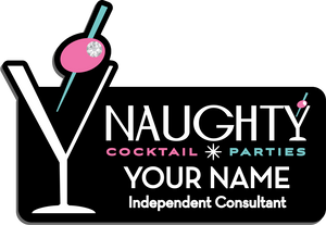 Naughty Cocktail Parties Name Badges - Full Color