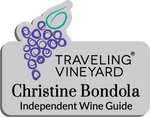 Load image into Gallery viewer, Traveling Vineyard Name Badge - Silver w/ Color
