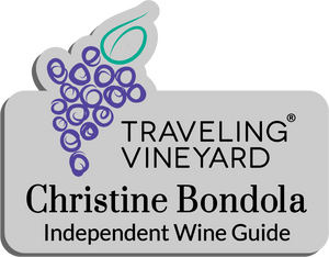 Traveling Vineyard Name Badge - Silver w/ Color