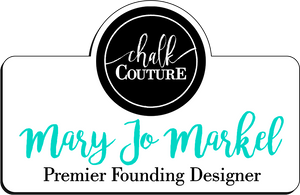 Chalk Couture Name Badge - White w/ Color