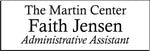 Load image into Gallery viewer, The Martin Center Name Badge - White w/ Black
